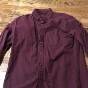 J crew flannel shirt with elbow pads